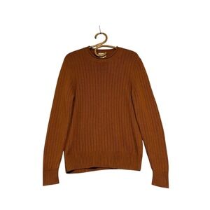 LL Bean | Wool Cashmere Ribbed Roll Neck Sweater Size S